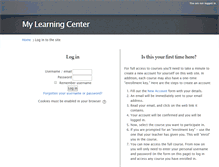 Tablet Screenshot of mylearningcenter.org